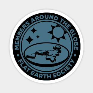 Flat Earth Society Magnet